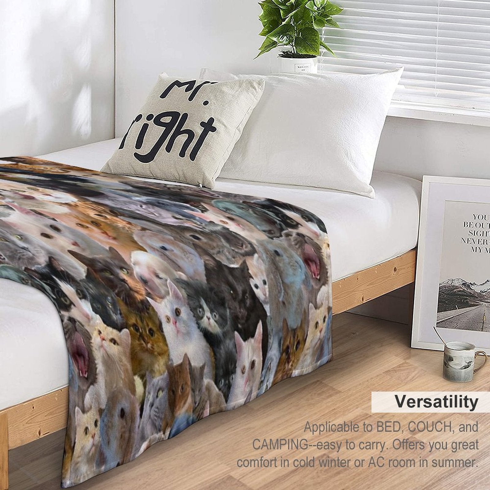 Animals!!! Compact Throw Blanket