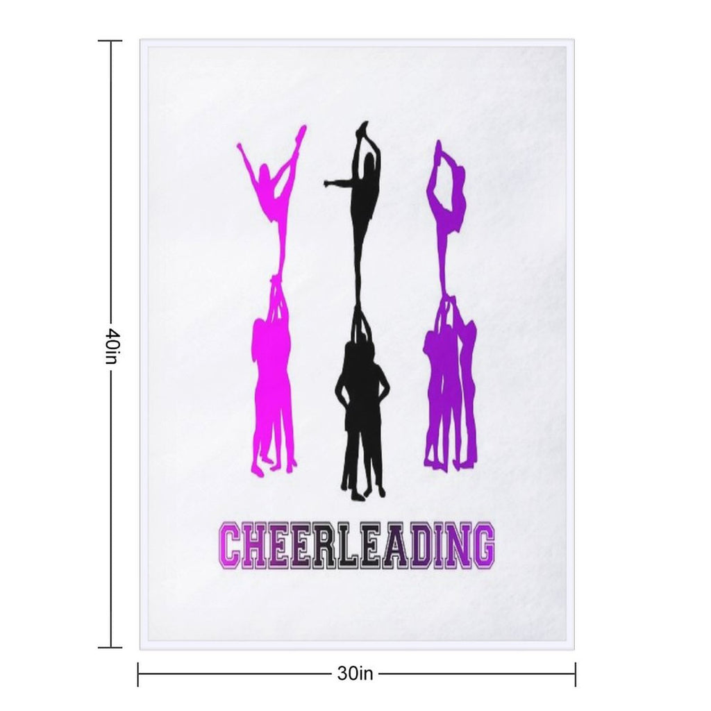 Cheerleading Velvety-soft Throw Blanket