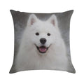Samoyed Puppy Dog Soft Home Decor Throw Pillow