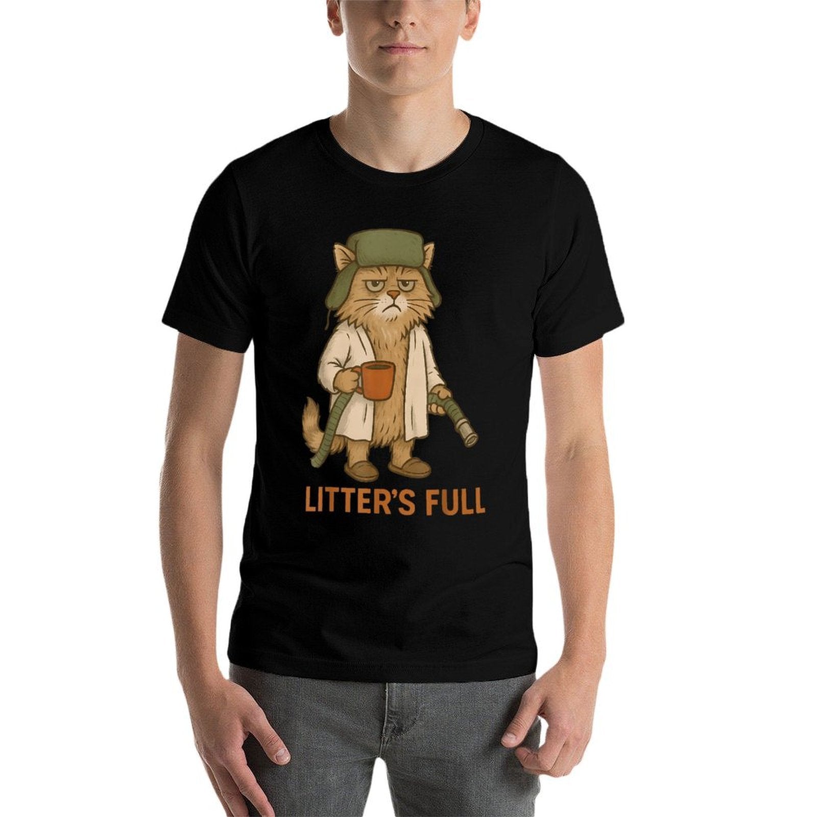 Funny Cat Litters Full Christmas Cat Xmas Women Men Kids  Classic T-Shirt