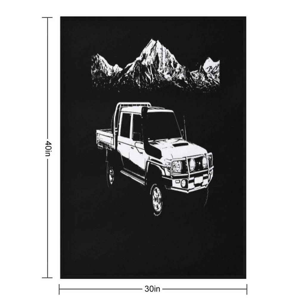 79 Series Toyota Cruiser Premium Throw Blanket