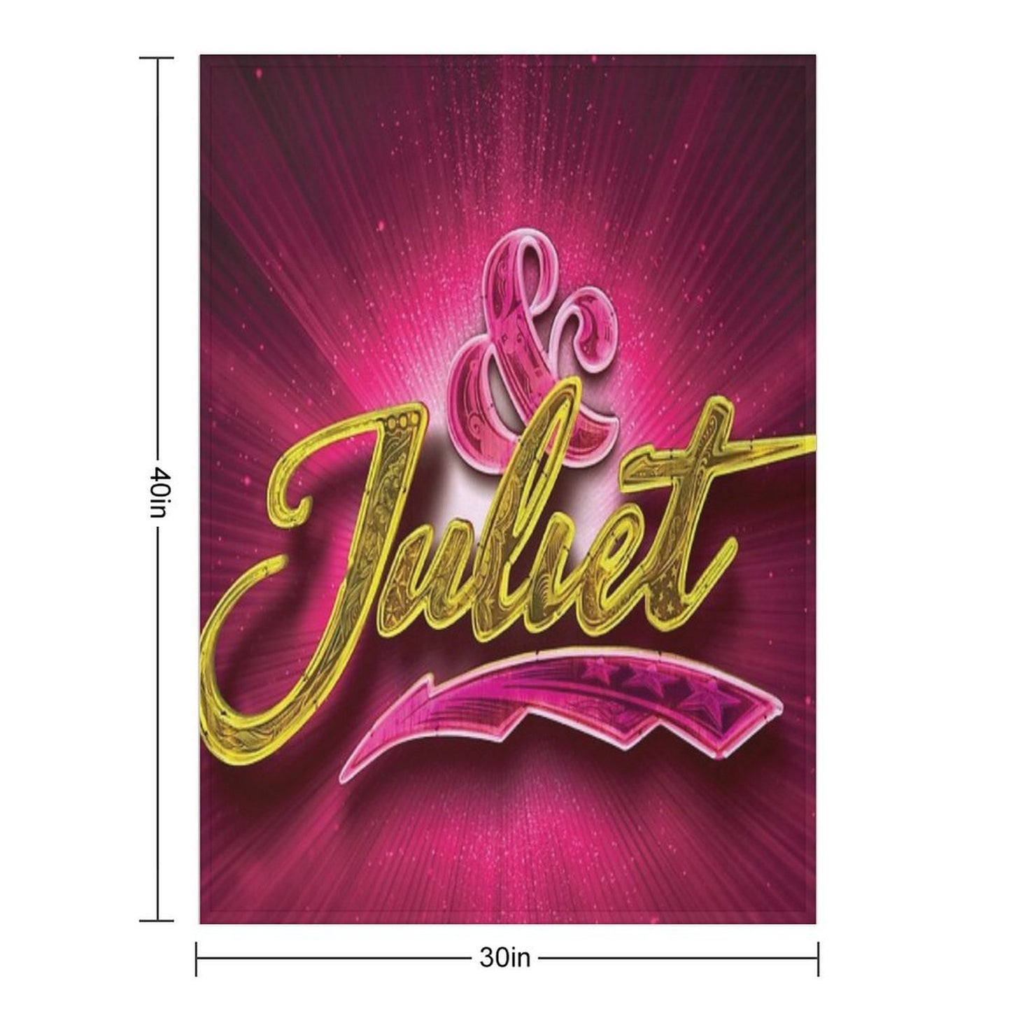 & Juliet Logo 2 Durable Throw Blanket