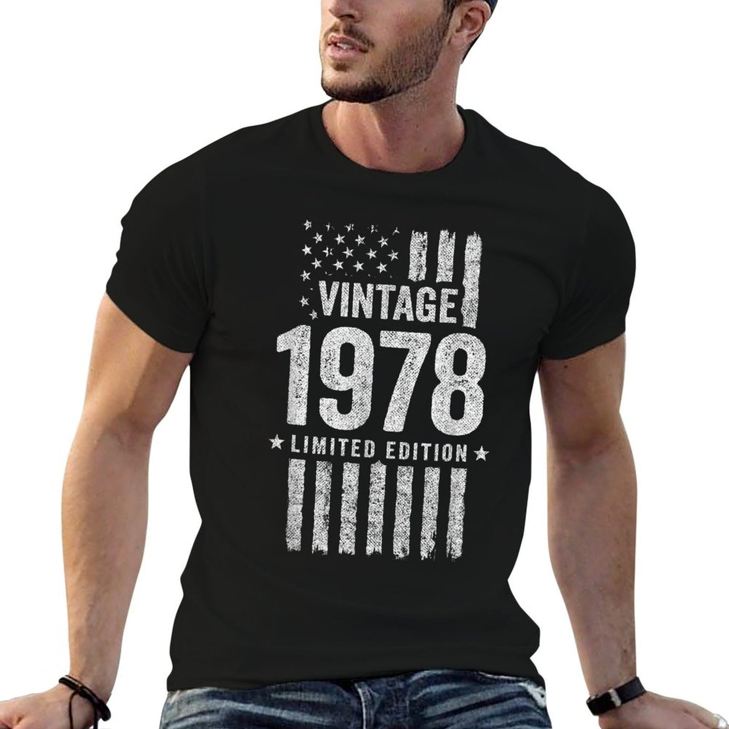 1978 Birthday - Born in 1978 - Limited Edition Vintage 1978  Stretchy T-Shirt