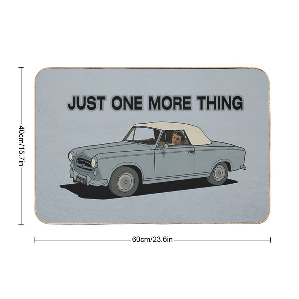 Columbo Driving - Just One More Thing  Multi-Purpose Bath Mat