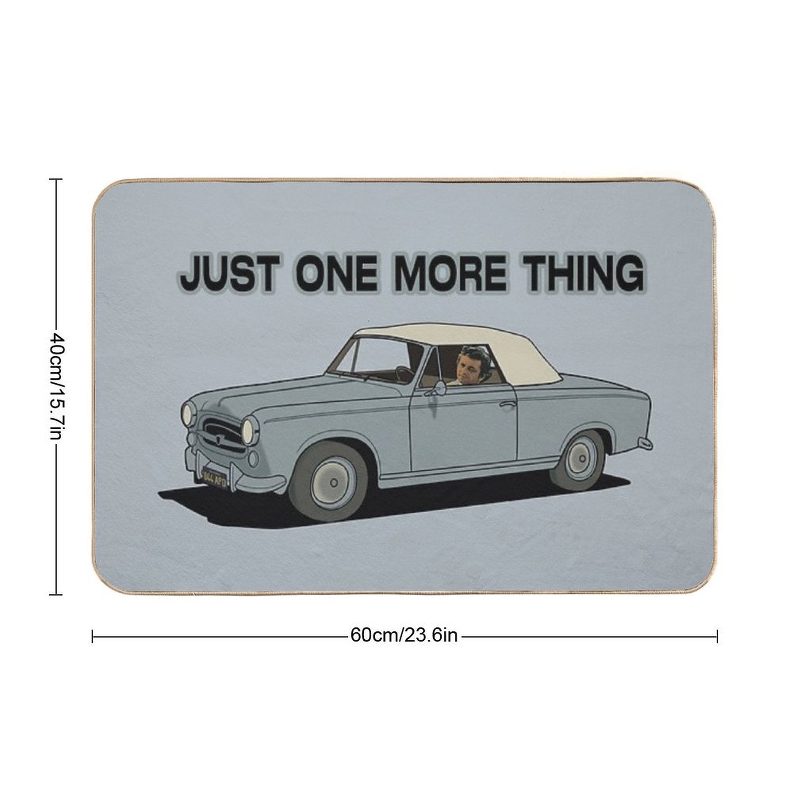 Columbo Driving - Just One More Thing  Multi-Purpose Bath Mat