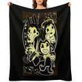 Bendy Boris And Alice Lightweight Throw Blanket