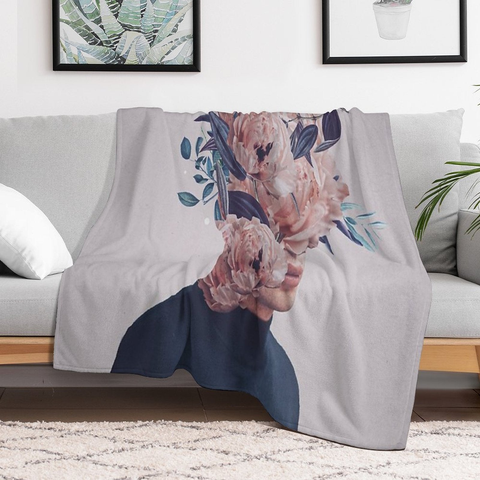 Waited for A Hundred Winters to Meet You Multi-functional Throw Blanket