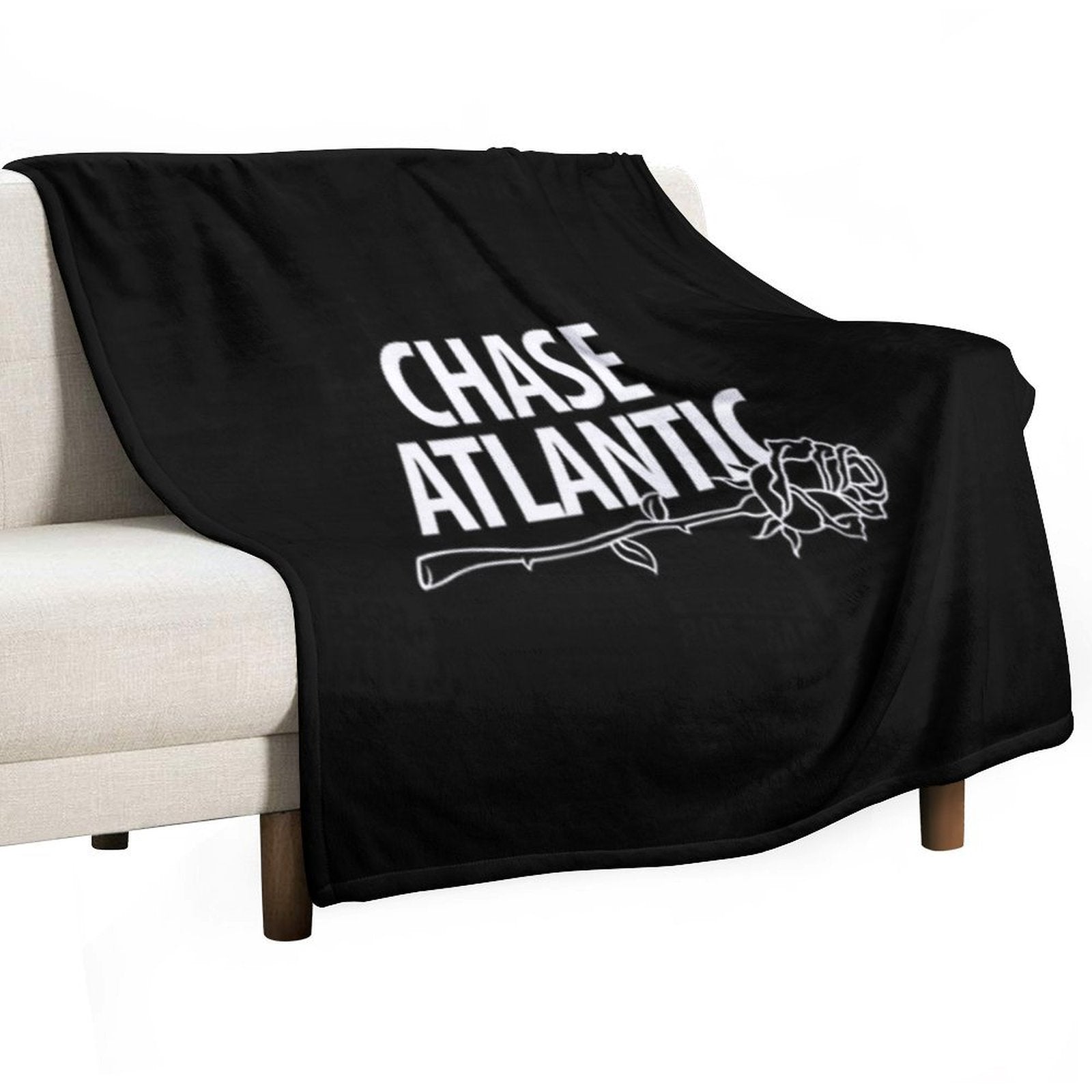 CHASE ATLANTIC ROSE LOGO Velvety-soft Throw Blanket