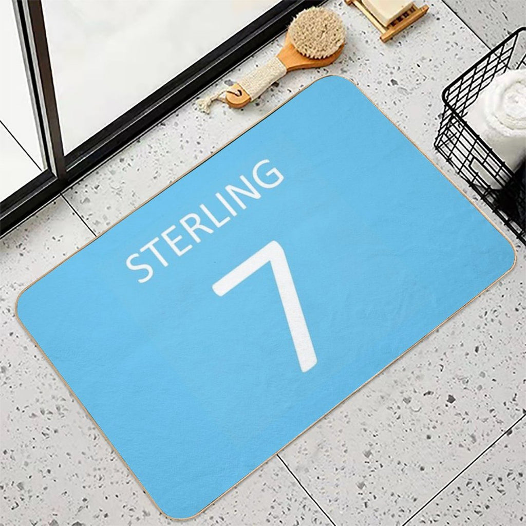Raheem Sterling Manchester City  Easy To Clean Bath Mat