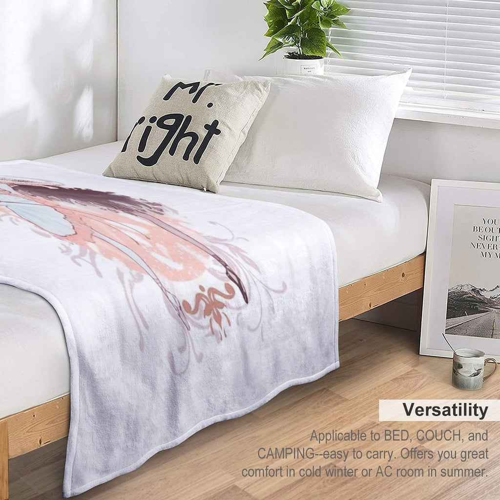 Crow And Duck Easy Care Throw Blanket