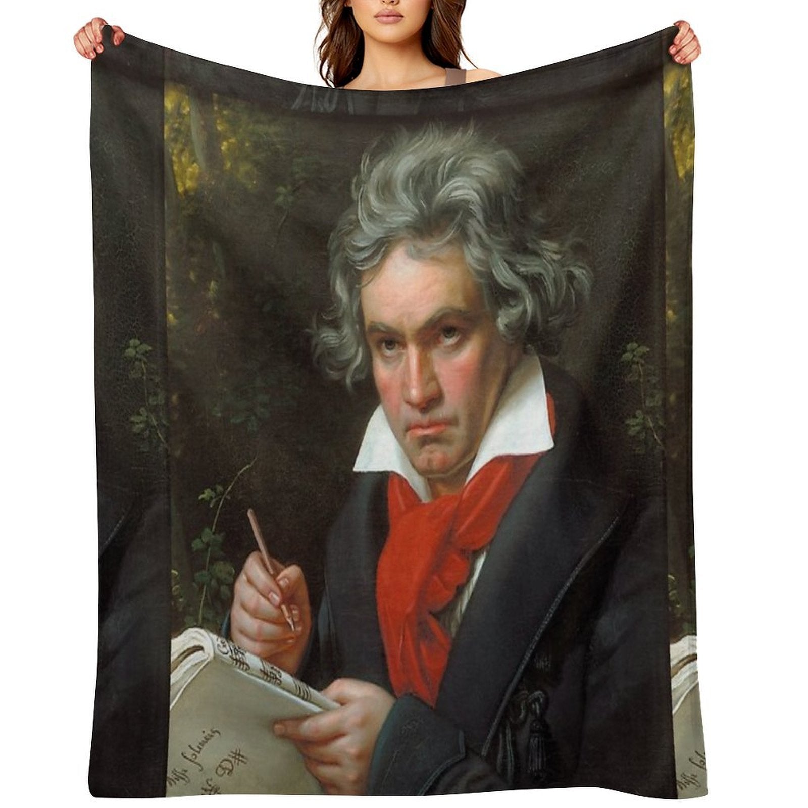 Ludwig Van Beethoven Lightweight Throw Blanket