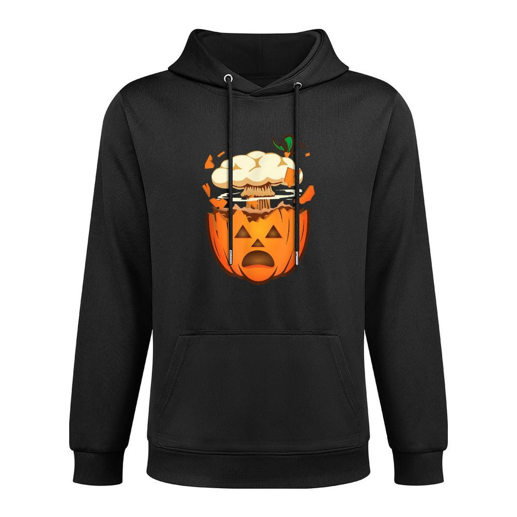 Funny Mind Blown Pumpkin for Halloween And Fall Versatile Streetwear Hoodie