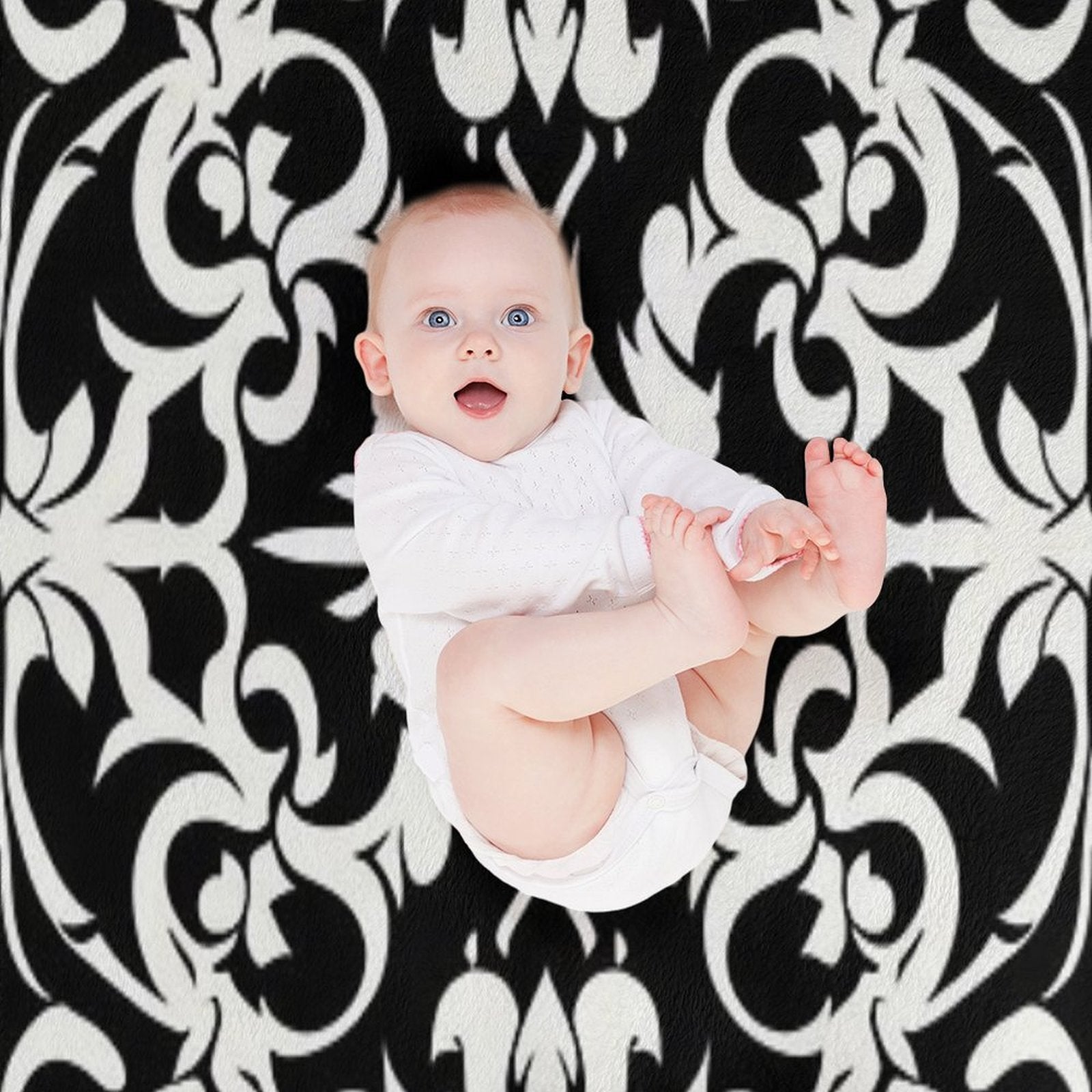 Baroque Wrinkle-free Throw Blanket