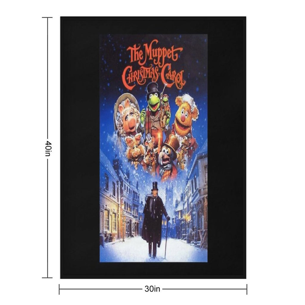 The Muppet Christmas Vitnage Comfort Throw Blanket
