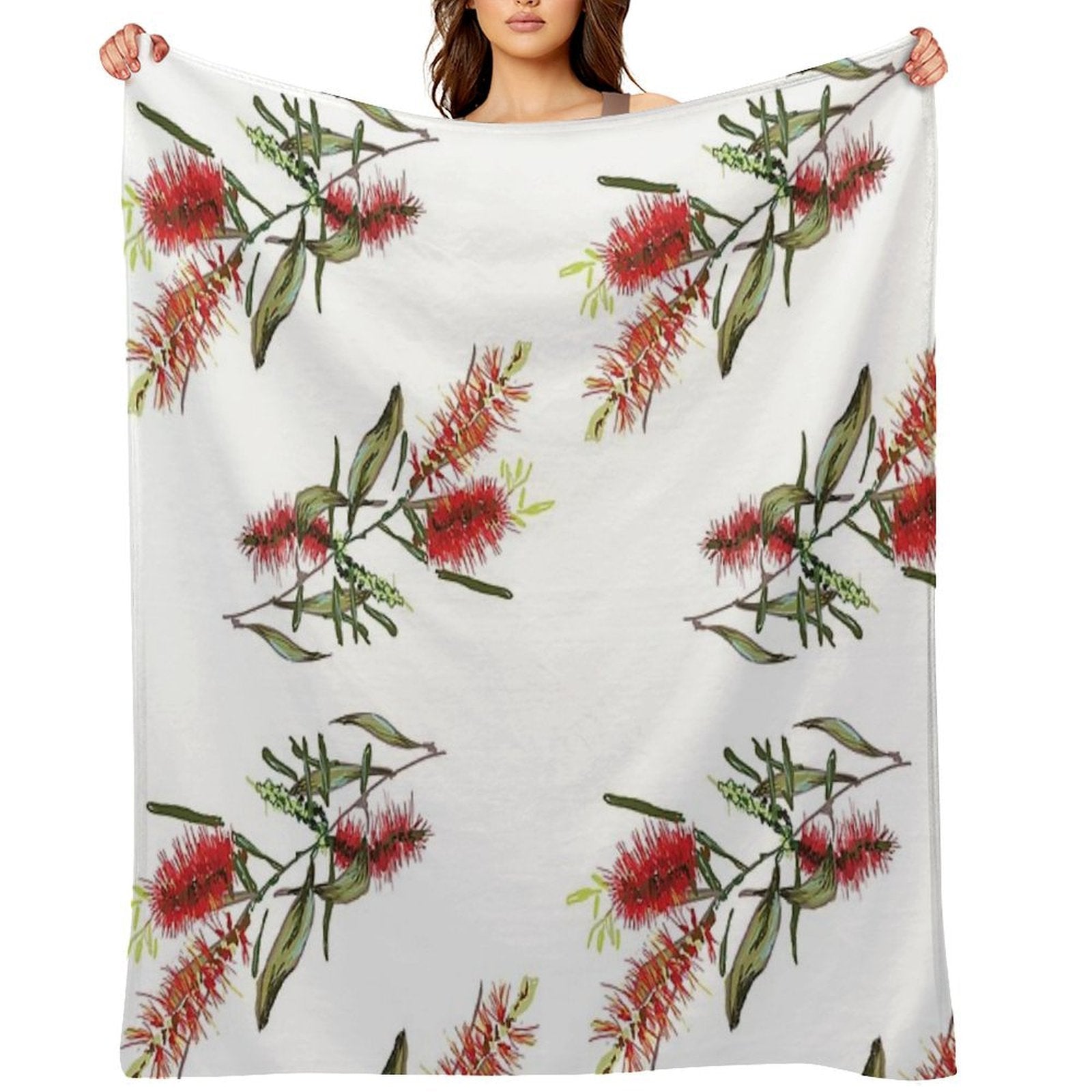 Callistemon Easy Care Throw Blanket