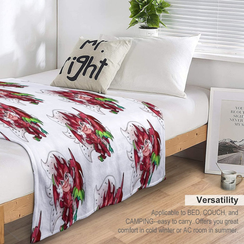 Pitaya Dragon Cookie Wrinkle-free Throw Blanket