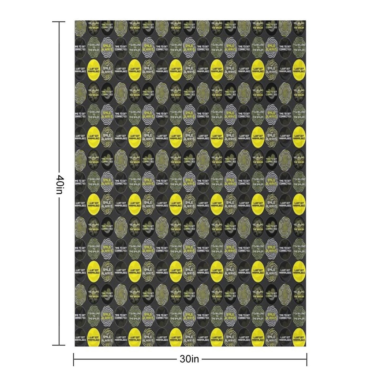 Get Corrected - Sticker Sheet Eco-conscious Throw Blanket