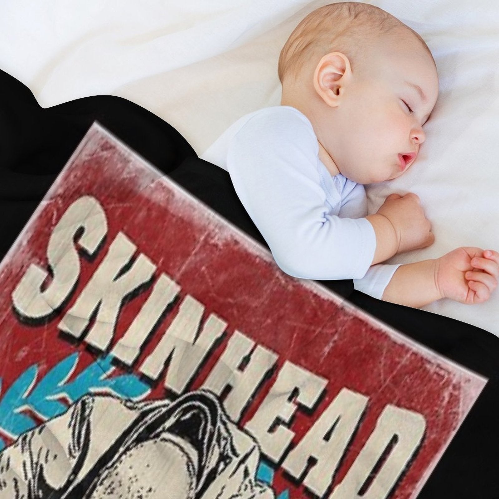 Skinhead And Proud Compact Throw Blanket
