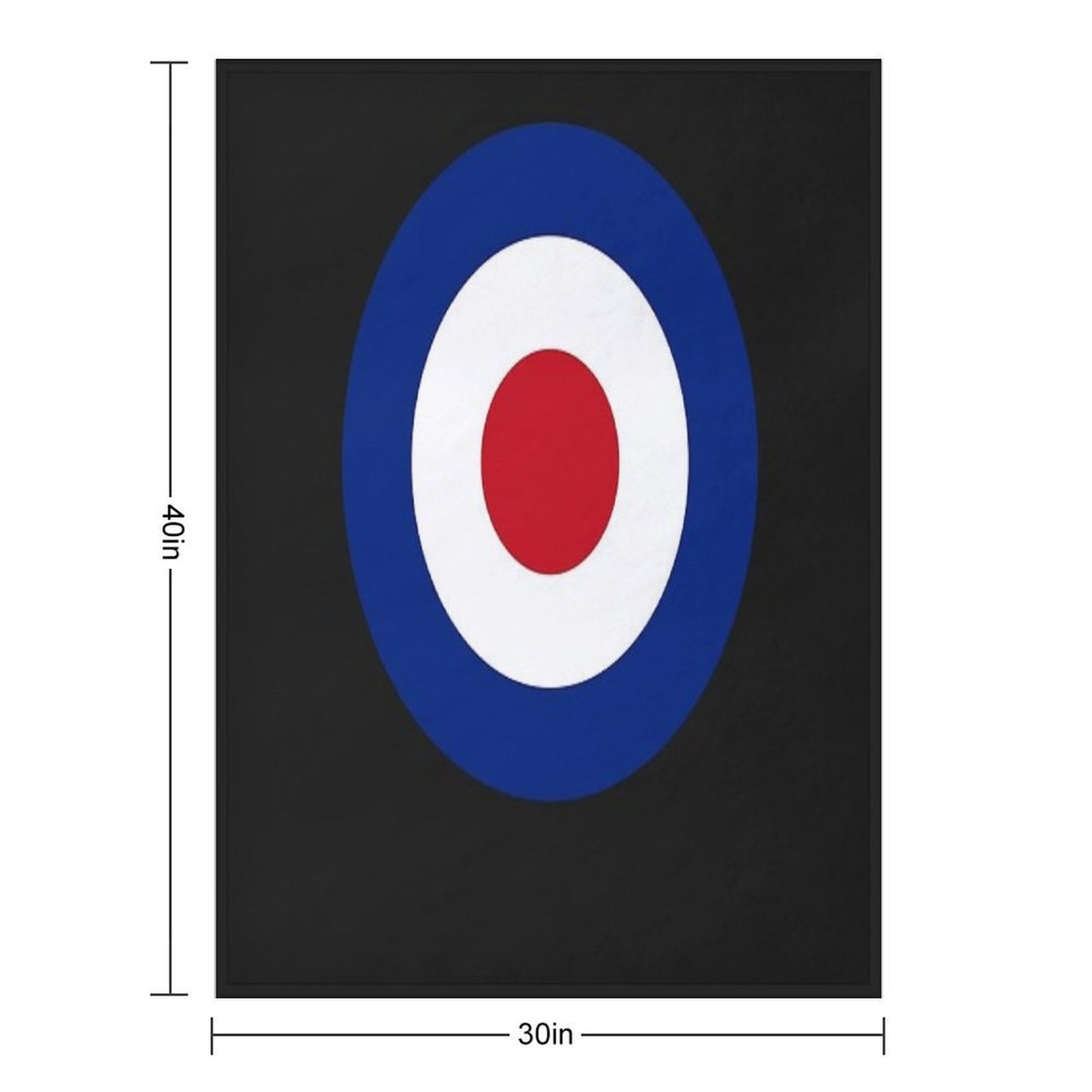 Mod Roundel Classic T Shirt All-season Throw Blanket