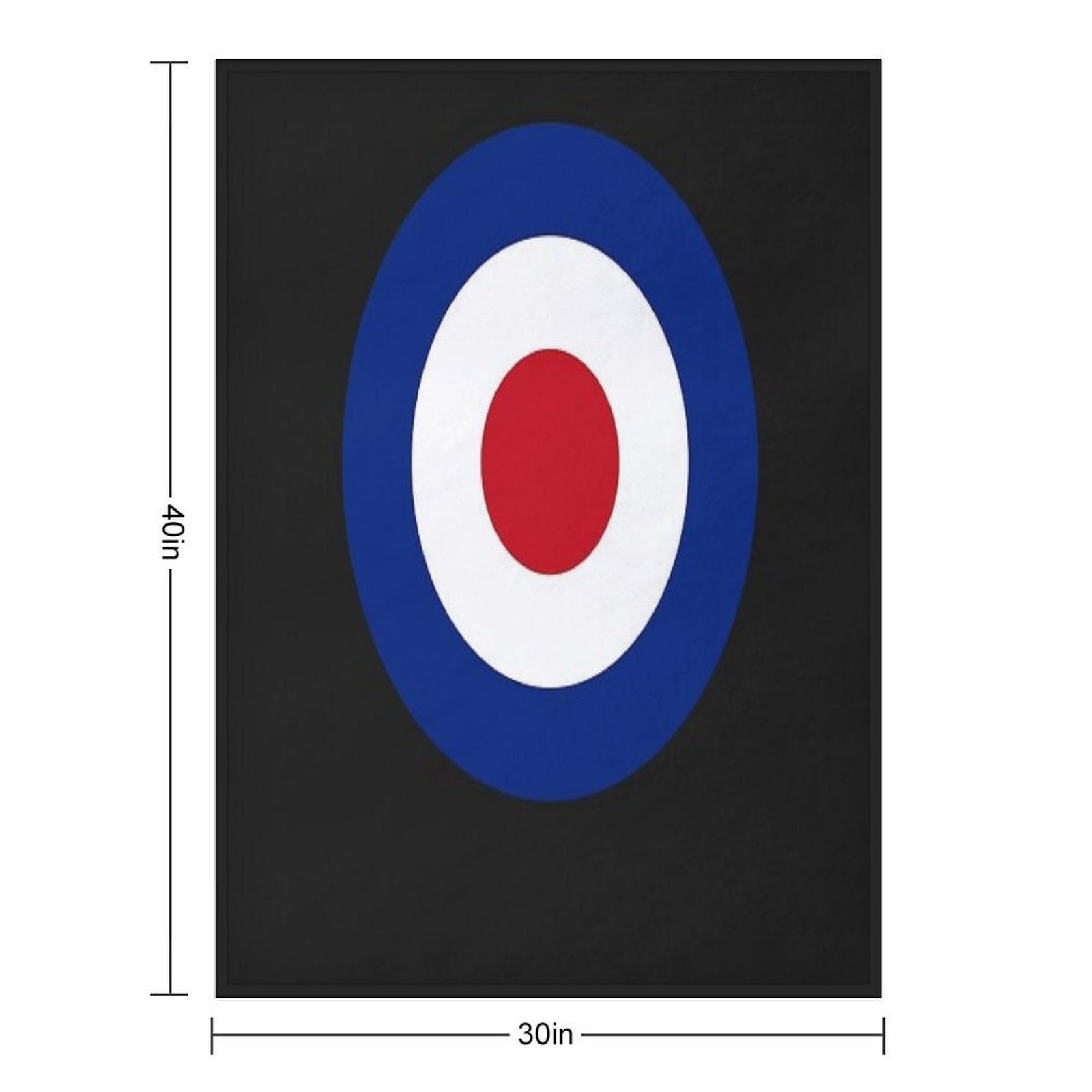 Mod Roundel Classic T Shirt All-season Throw Blanket