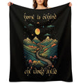 Home Is Behind, The World Ahead - Start Night - Fantasy Shrink-resistant Throw Blanket