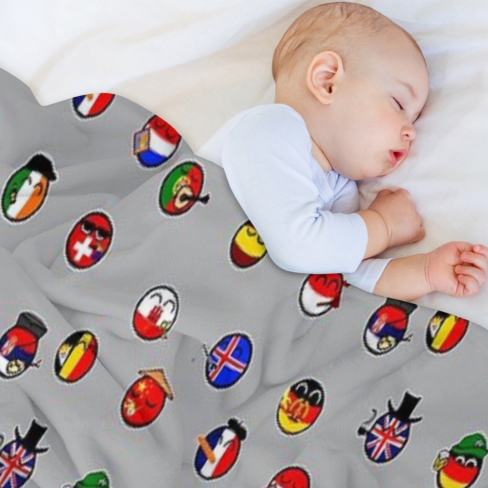 Countryballs Pack Comfort Throw Blanket