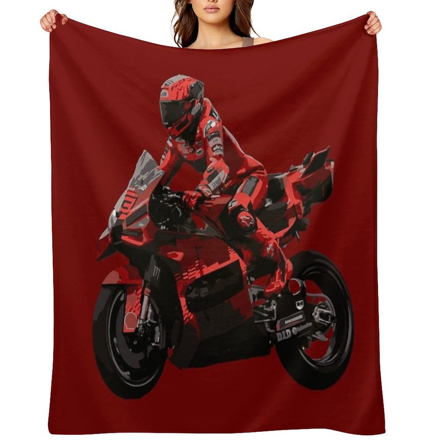 MotoGP Marc Marquez 93 Versatility Throw Blanket