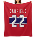 Caufield Jersey Wrinkle-free Throw Blanket