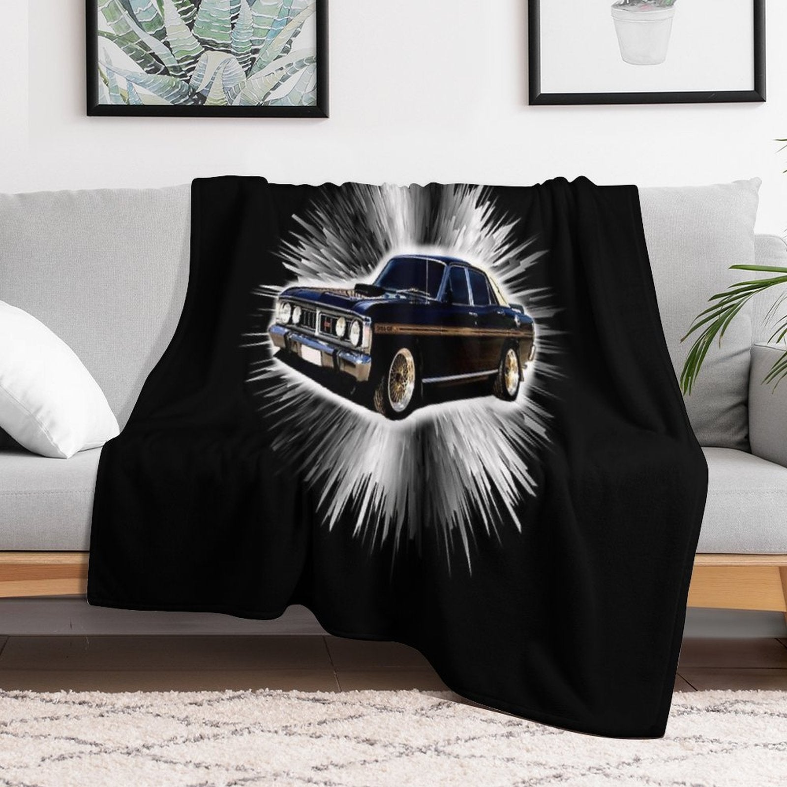 Gs Xy Ford Falcon Compact Throw Blanket
