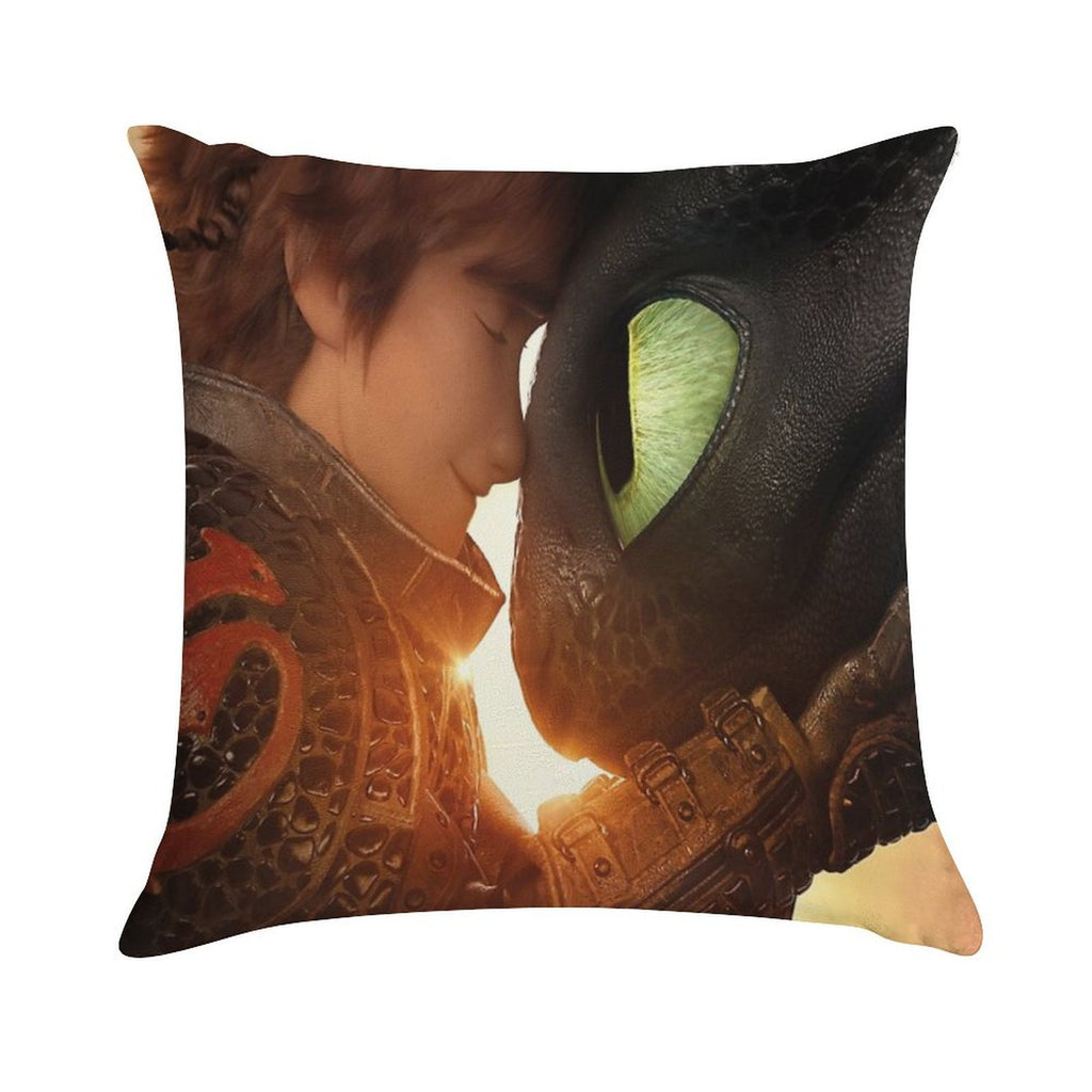 How to Train Your Dragon 3 Soft Decorative Cover Throw Pillow