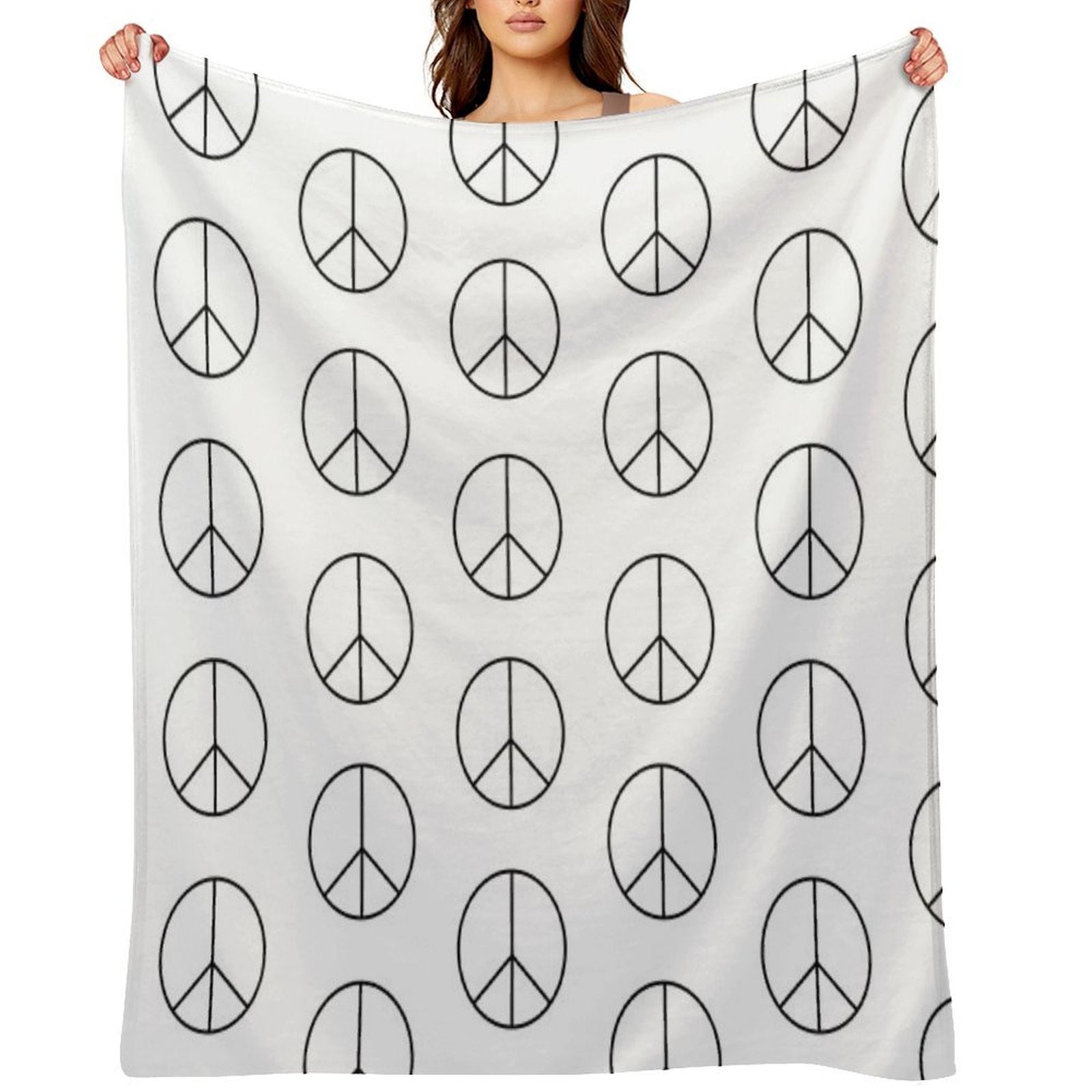 Peace Travel-friendly Throw Blanket