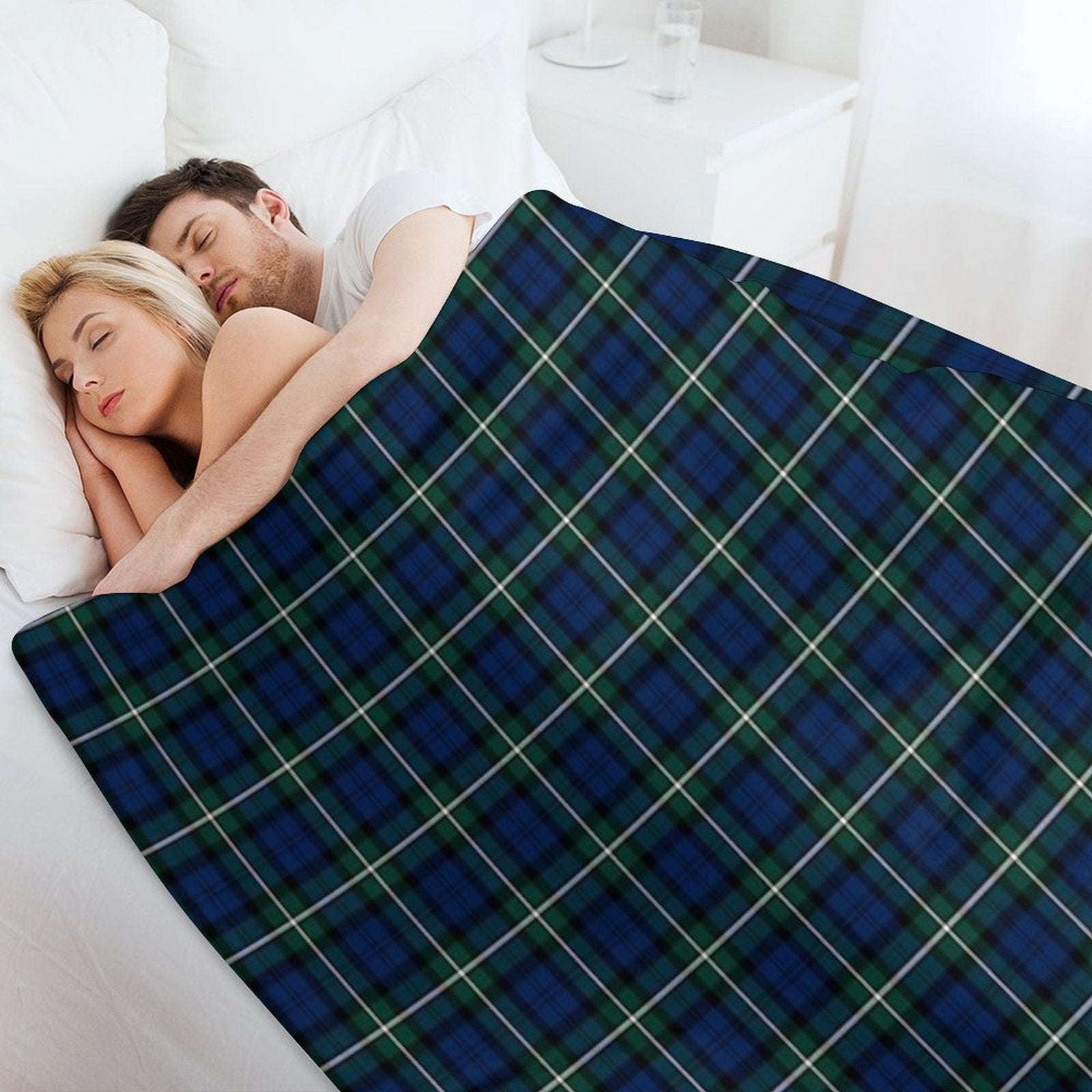 Clan Forbes Tartan Eco-conscious Throw Blanket