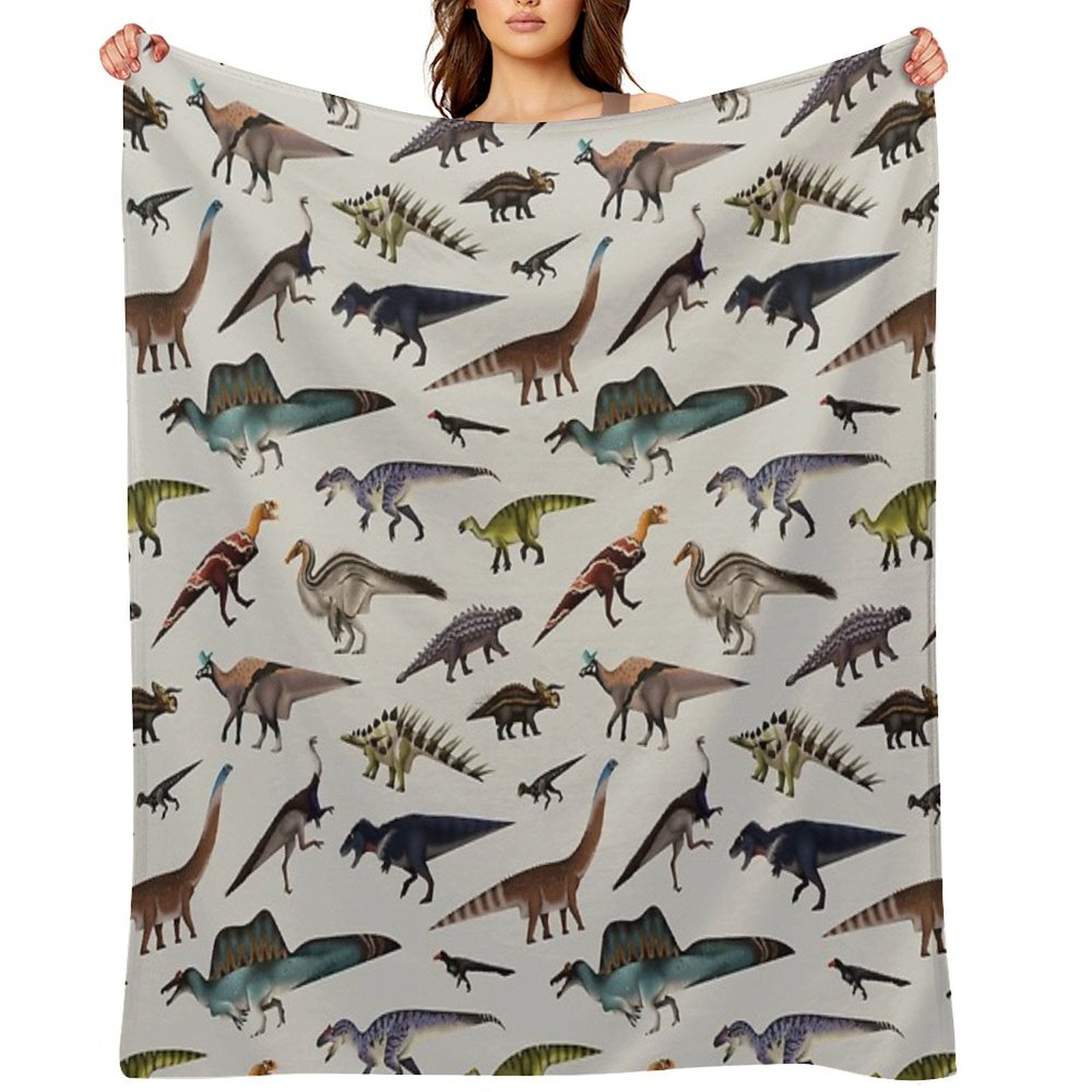 Dinosaurs Compact Throw Blanket