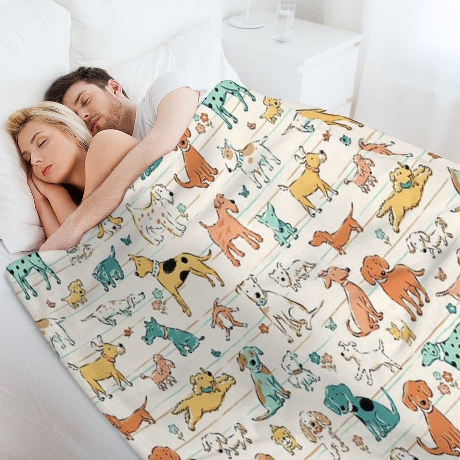Dogs Dogs Dogs Gift-ready Throw Blanket