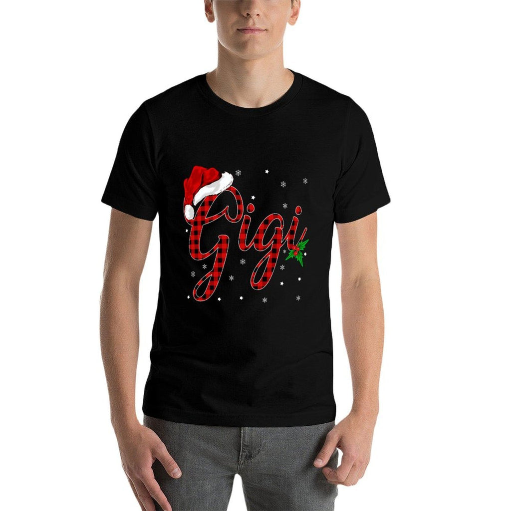 Funny Matching Family Buffalo Plaid Gigi Christmas Pajama  Eco-friendly Material T-Shirt