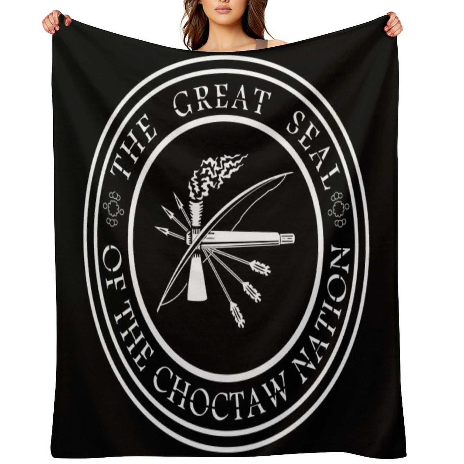 Choctaw Nation Wrinkle-free Throw Blanket