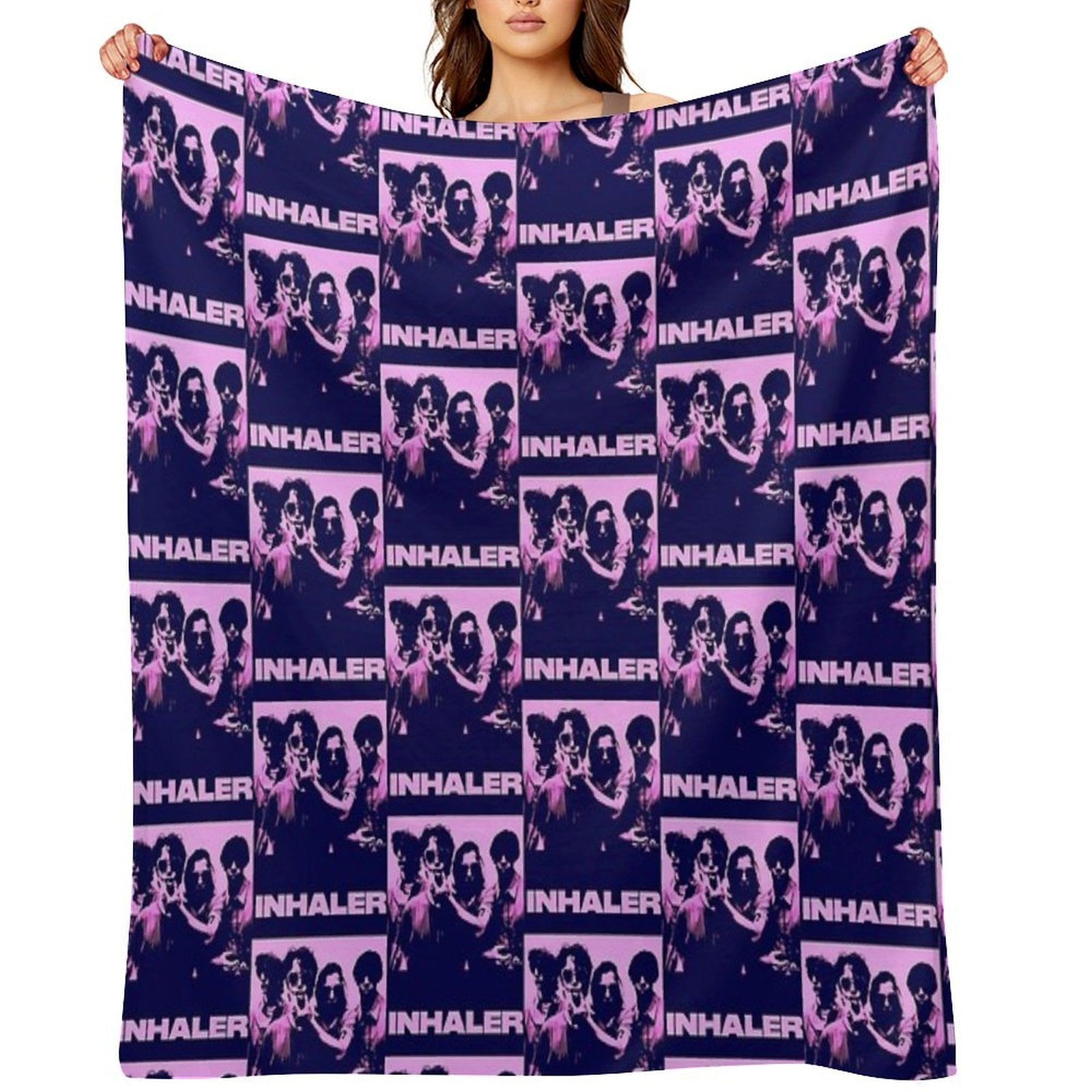 Inhaler Band Lightweight Throw Blanket