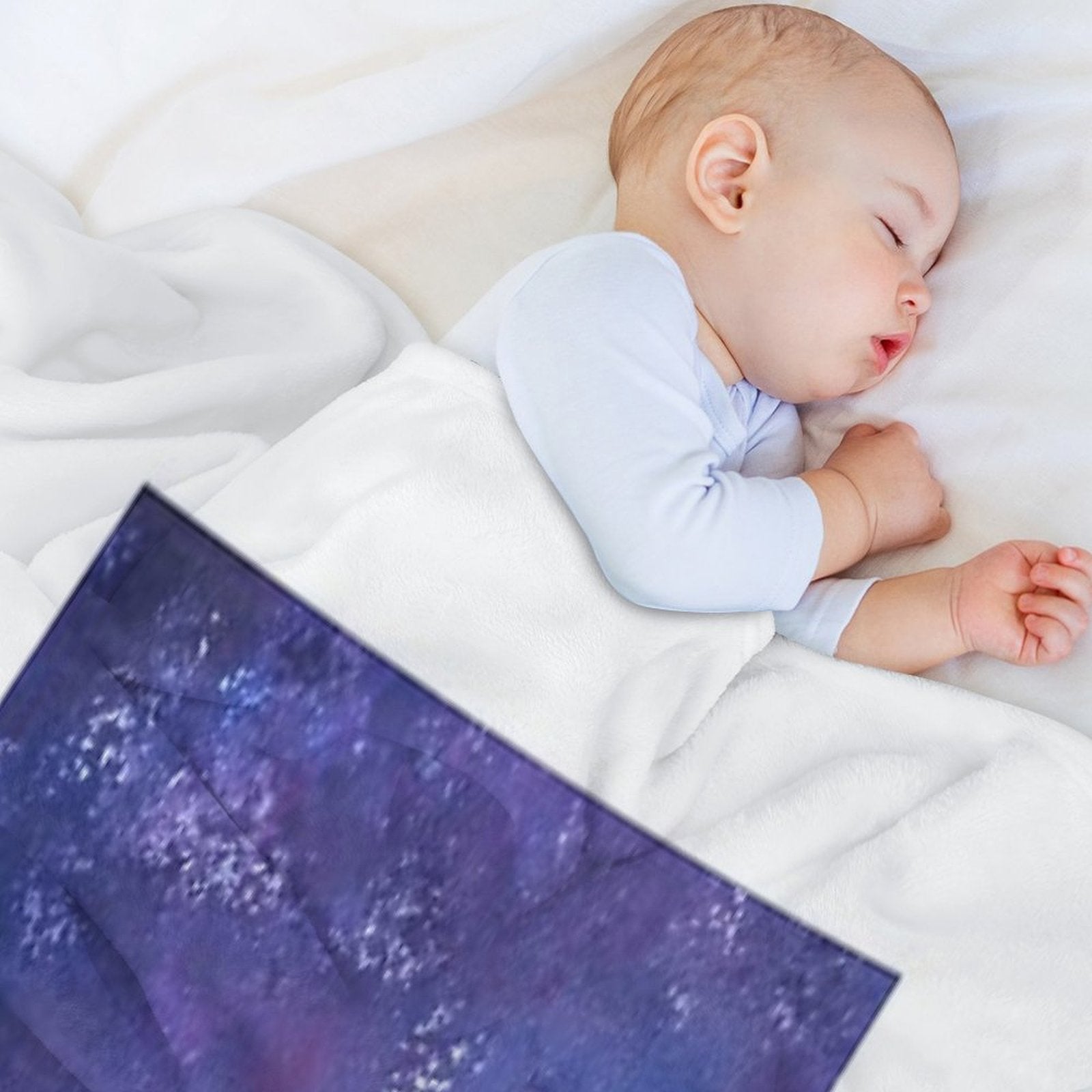 Another Take on Time And Space Velvety-soft Throw Blanket
