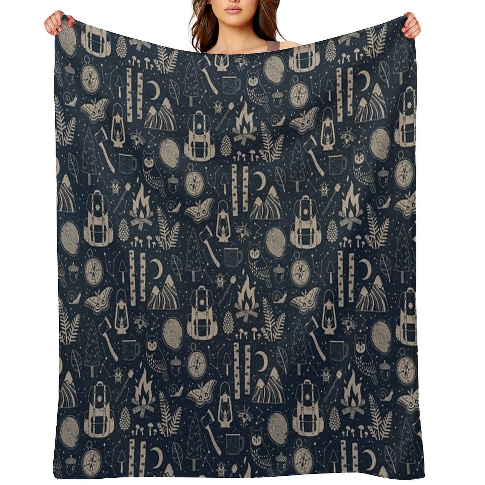 Into The Woods Shrink-resistant Throw Blanket