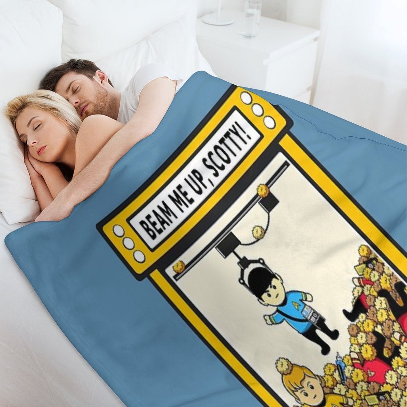 Beam Me Up, Scotty Durable Throw Blanket