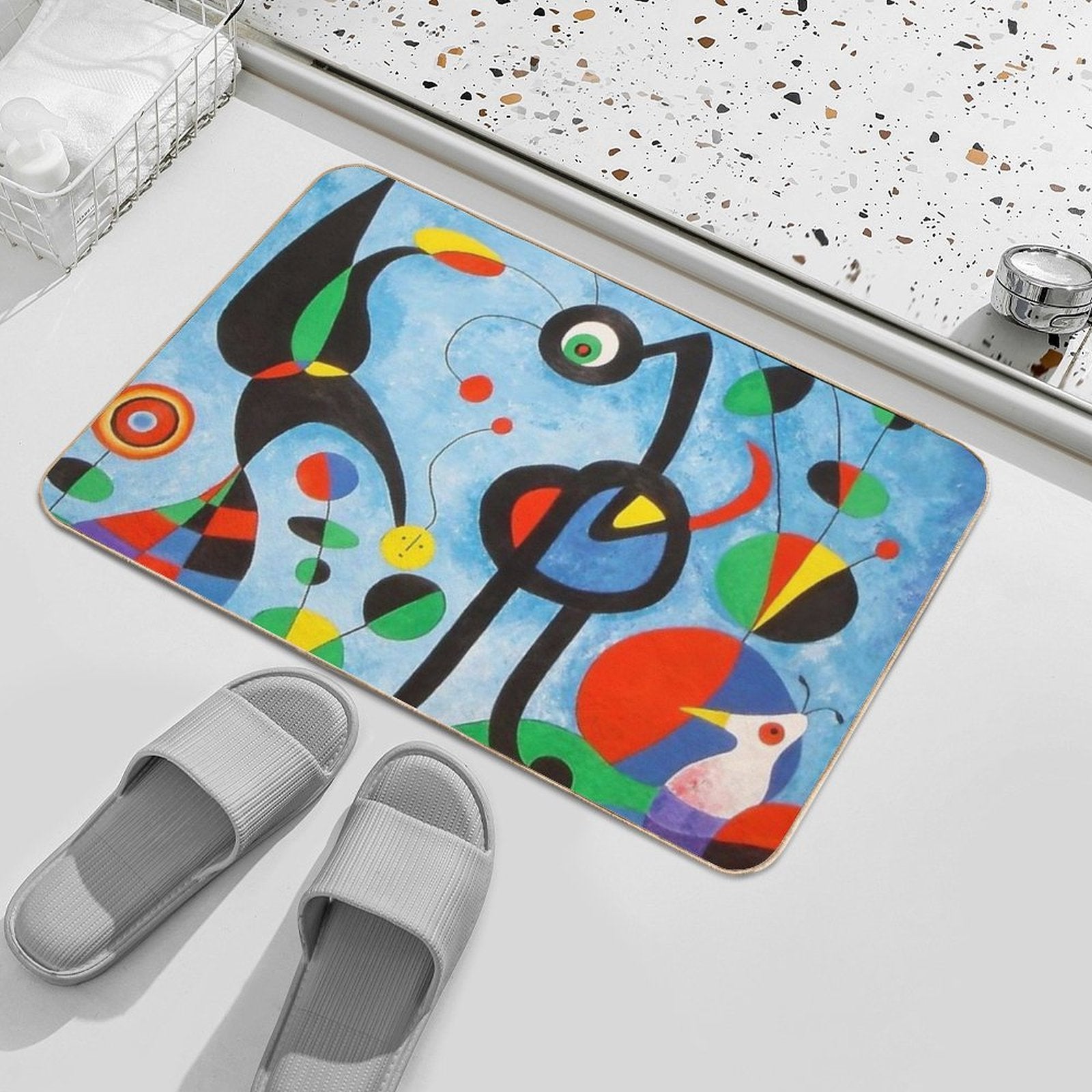 Miro Art  Easy To Clean Bath Mat