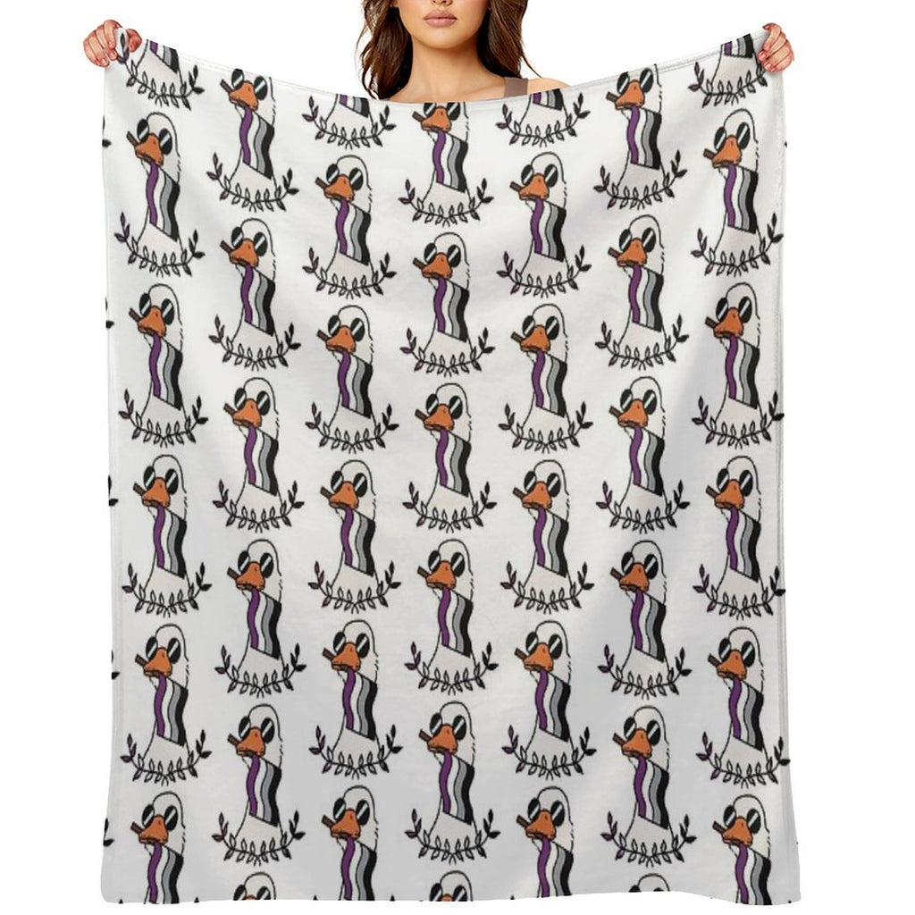 A Goose Wrinkle-free Throw Blanket