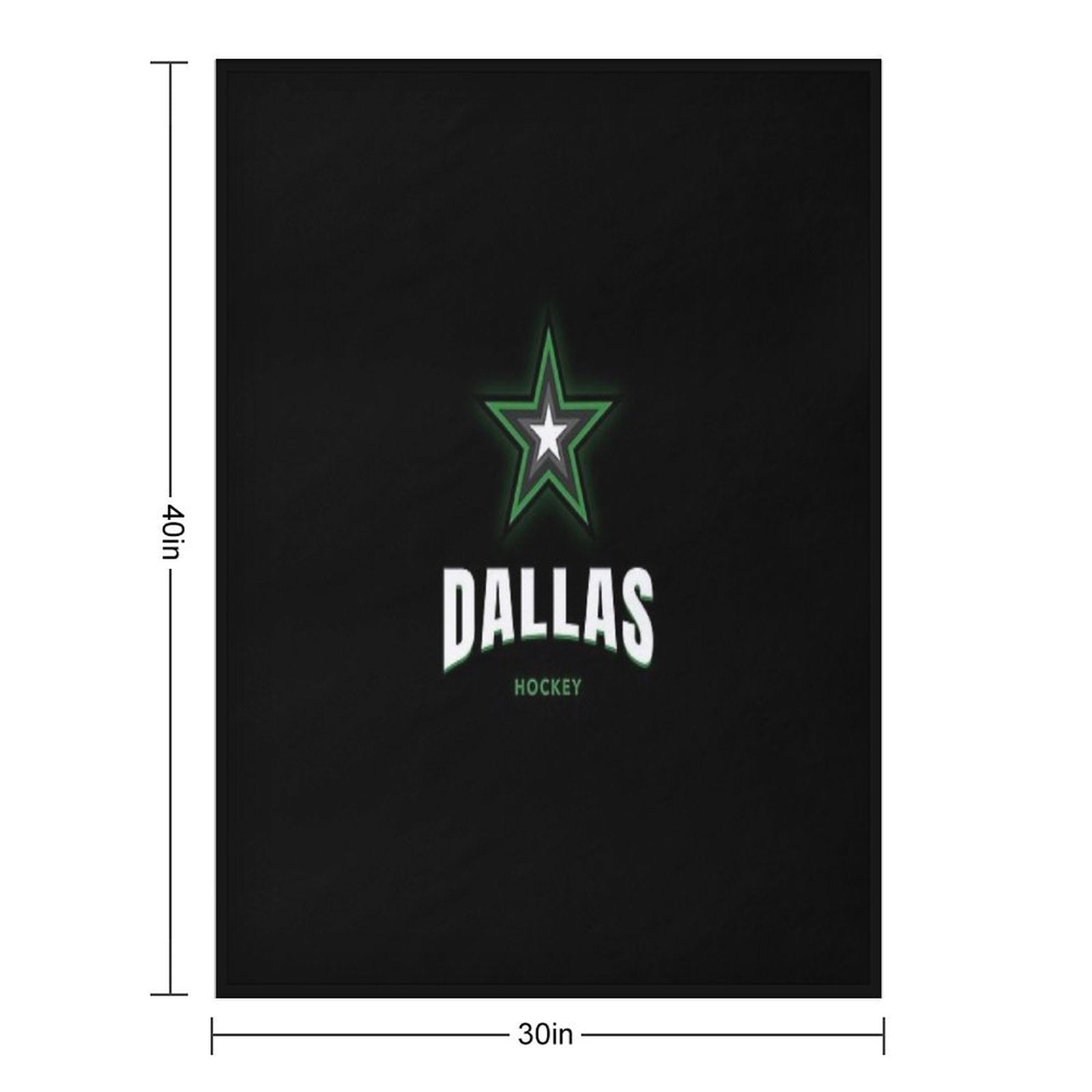 Dallas Stars Hockey Compact Throw Blanket