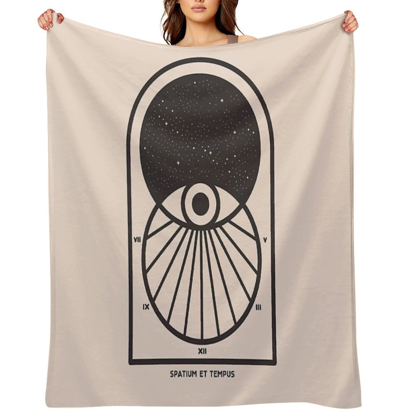 Space And Time Durable Throw Blanket