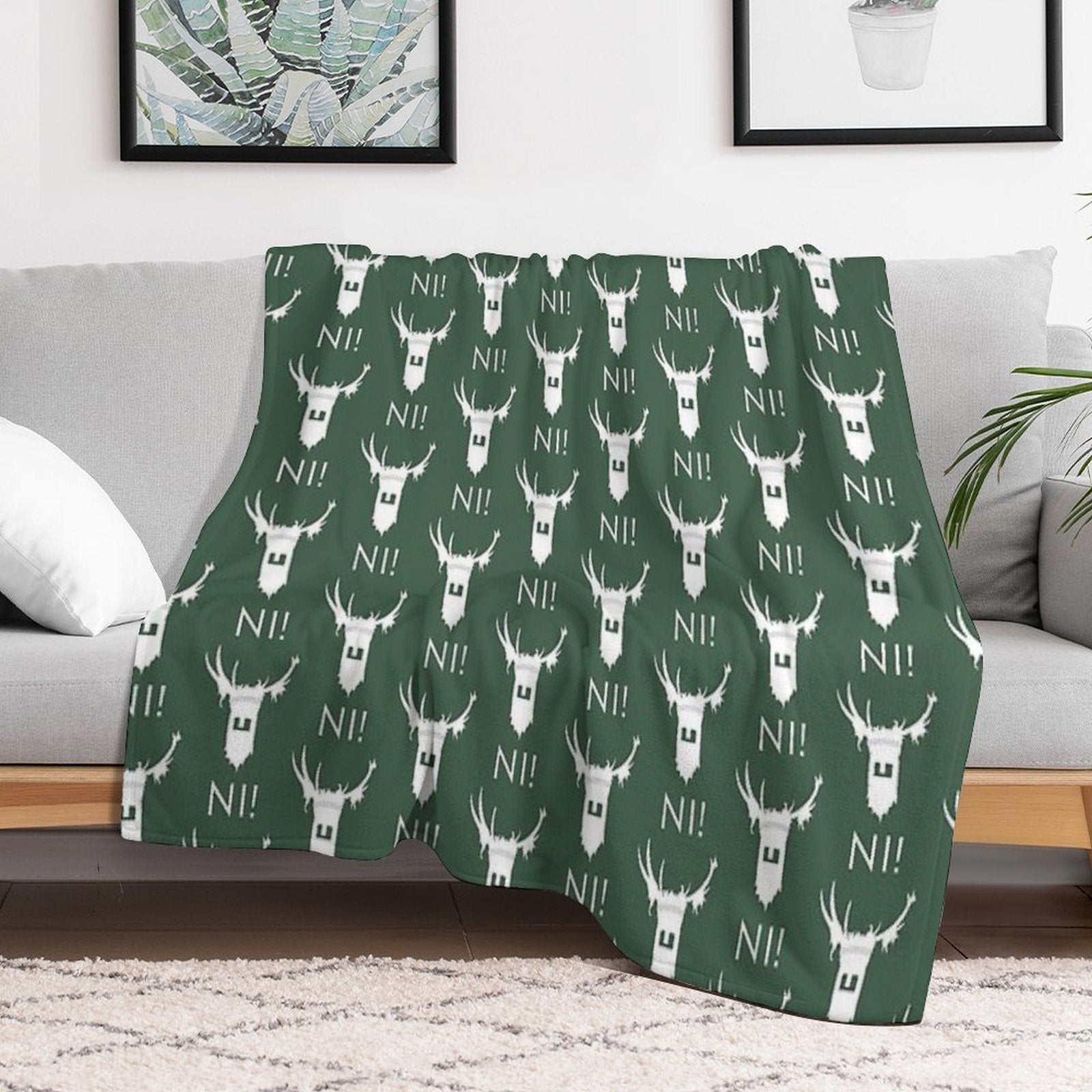 Ni! Plush Throw Blanket