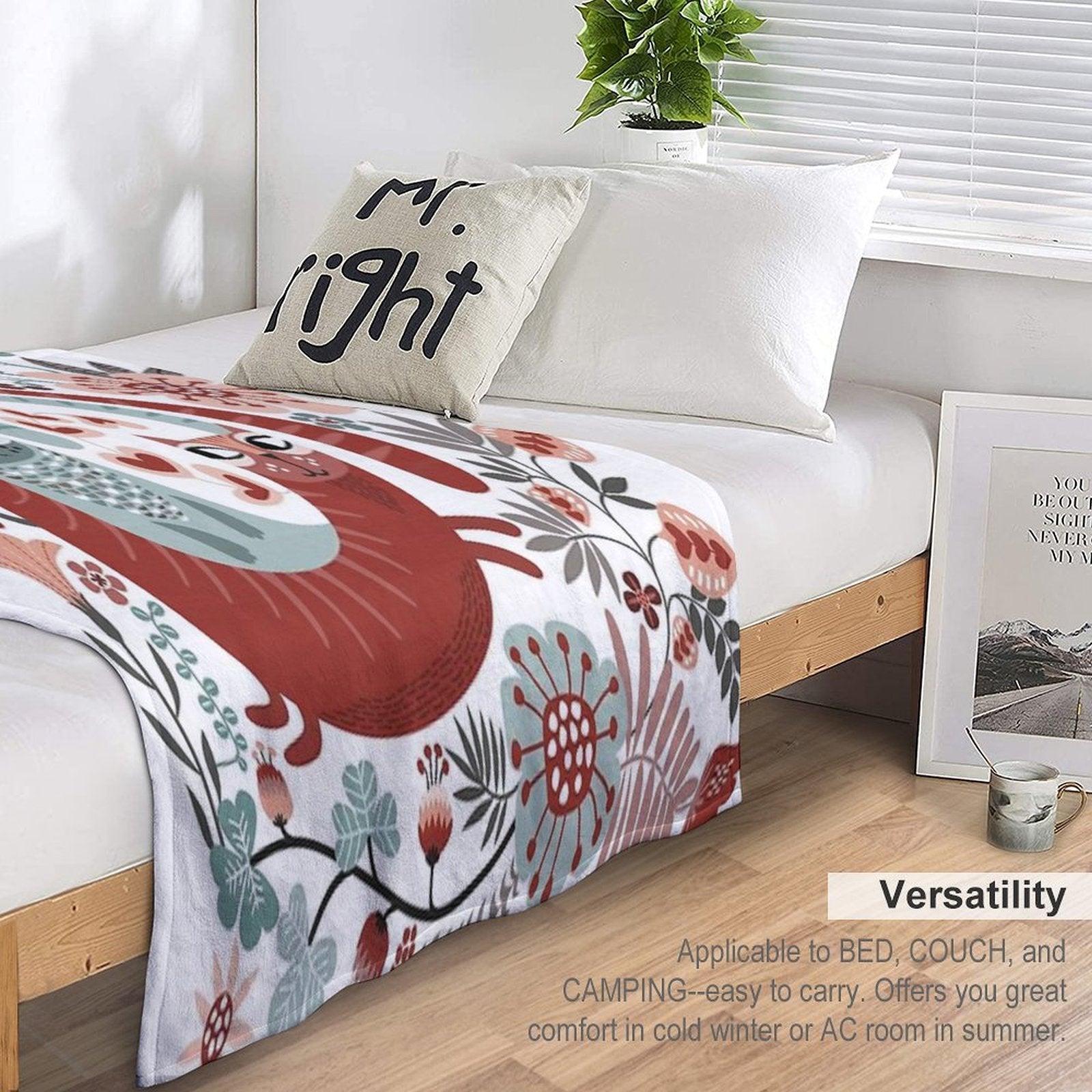Love Cats Multi-functional Throw Blanket