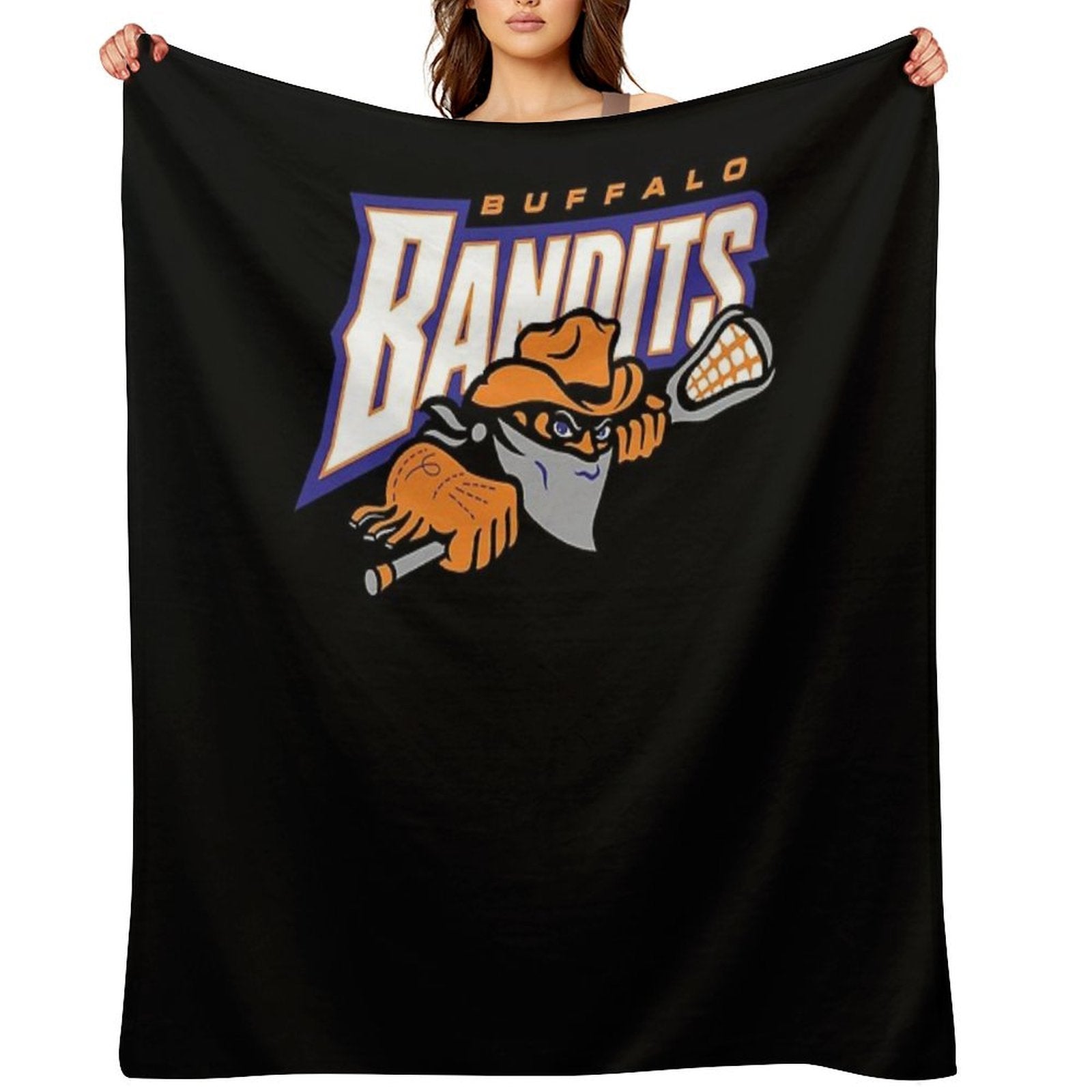 Buffalo Bandits Sustainable Throw Blanket