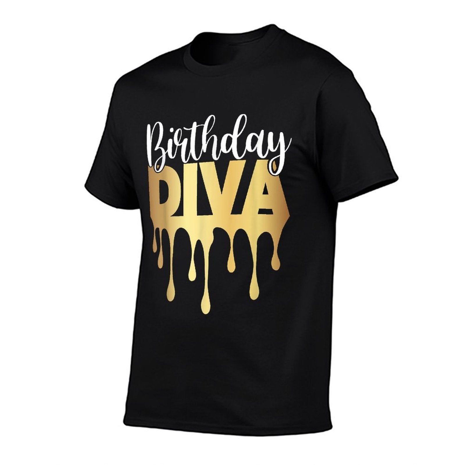 Outstading Gifts for Melanin Birthday Diva - Womens Black - Small  Odor-resistant T-Shirt