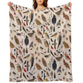 Sonoran Birds Machine-washable Throw Blanket