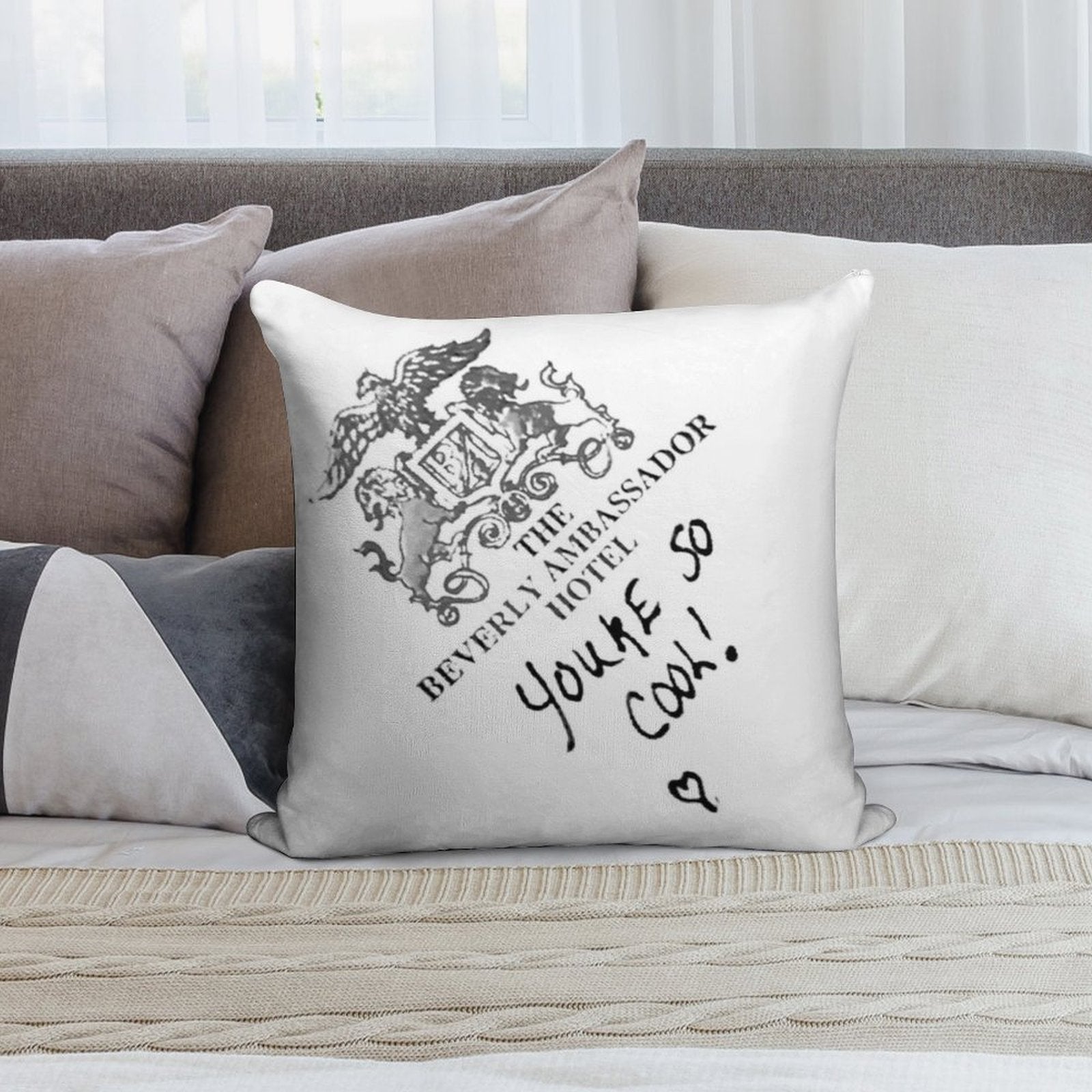 You're So Cool! Soft Skin-Friendly Throw Pillow